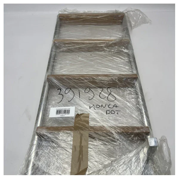 Offre Du Jour Riva Rival 56 stainless steel 5-steps crew access ladder 1000 x 400 mm with teak steps - 391928