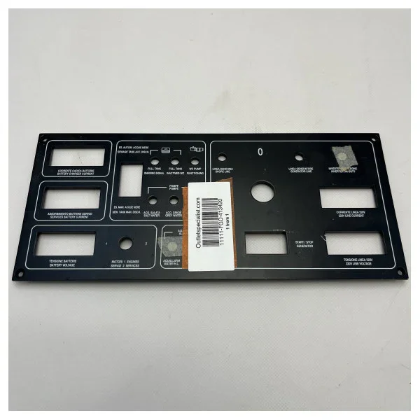 Riva black coated electrical control panel - 413420 Offre Limitée