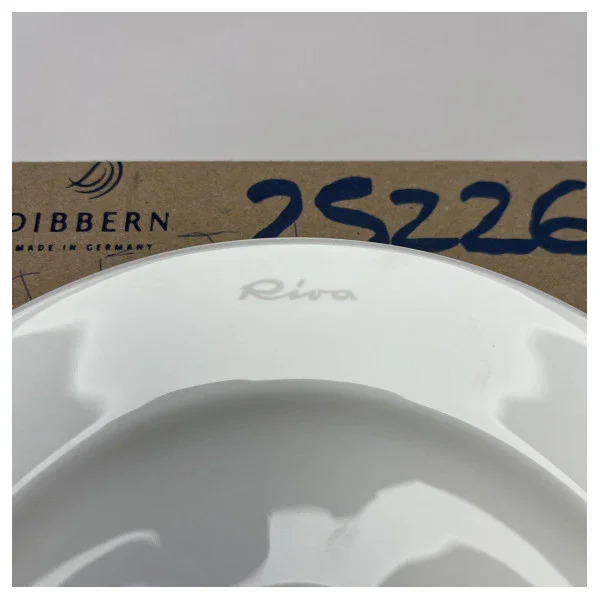 Dibbern Riva original sauce boat stand plate white - 01-234-000-000193 Nouvelle Collection
