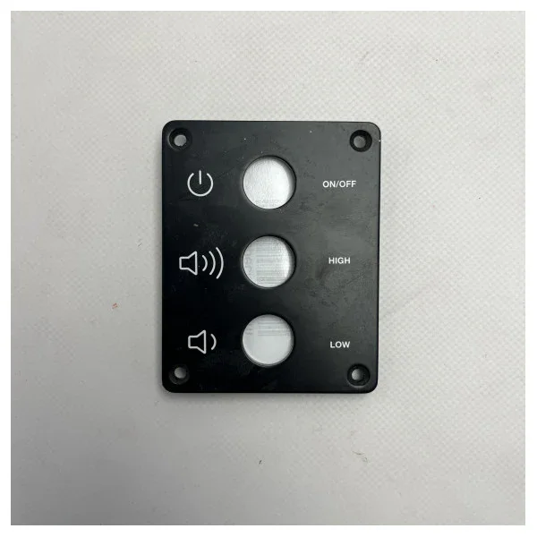 Commande En Gros Original Riva Marine Black Audio Control Panel � Durable Waterproof Boat & Yacht Audio Interface 100x80mm
