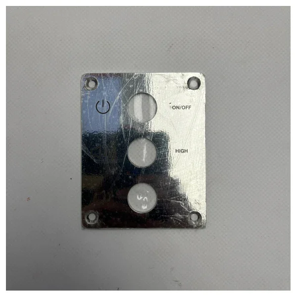 Marque Riva Stainless Steel Marine Audio Mounting Plate - Durable Corrosion-Resistant Panel for Boat Audio Equipment