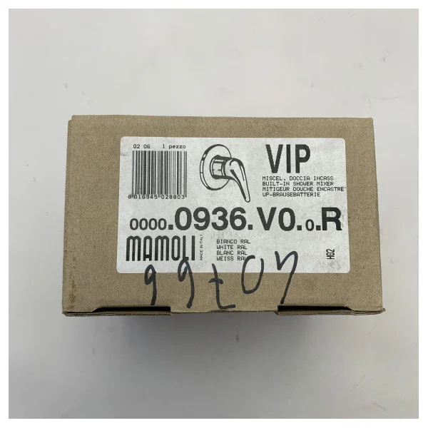 Mamoli VIP single lever built-in shower mixer white - 0000.0936.V0.0R Meilleure Vente