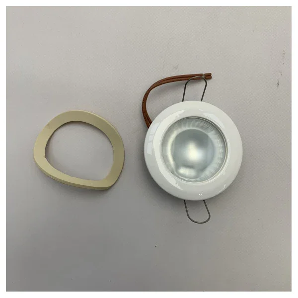 Remise Cantalupi White Spotlight Tony 28V20W Marine Recessed Spotlight 12-24V 20W IP65 Waterproof Boat Light