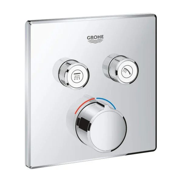 Retour Gratuit Grohe SmartControl Water Flow Control Panel 29148000 � Durable Chrome Brass Exterior for Boats and Yachts