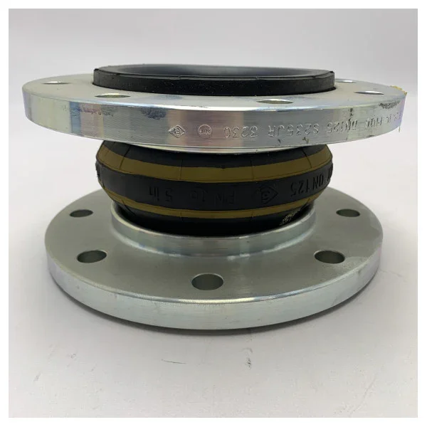 Marine Grade Rubber Expansion Joint DN125 PN16 - Flexible & Corrosion-Resistant Pipe Connector Livraison Express
