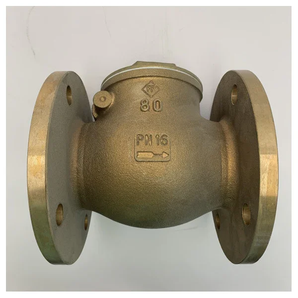 Offre Limitée High-Quality Bronze Swing Check Valve DN80 PN16 for Marine and Offshore Applications