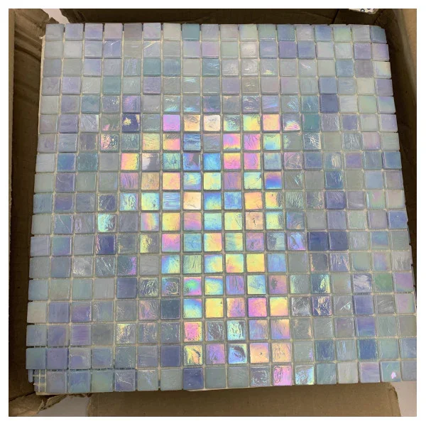 High-Quality Iridescent Glass Mosaic Tiles for Durable Marine and Nautical Applications - IRIS 1 Solde