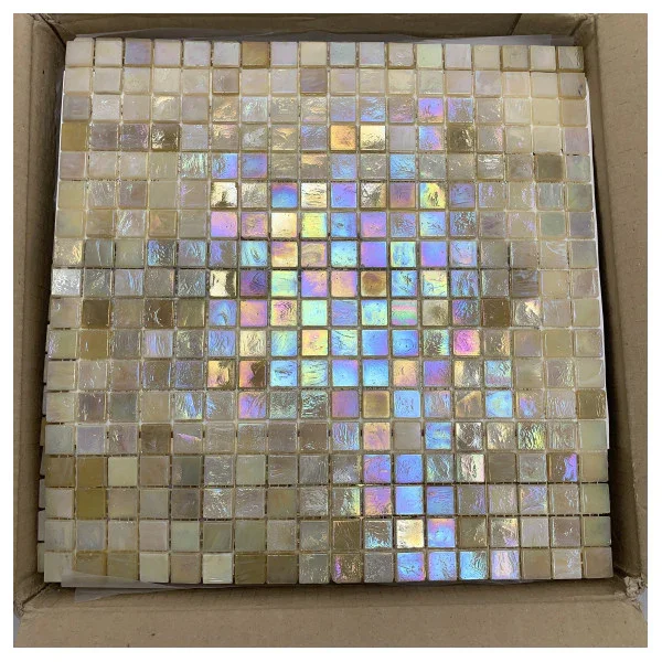 Commander Vite Marine-Grade Glass Mosaic Tiles - Waterproof, Weatherproof, Pearl Effect for Boats and Outdoor Use
