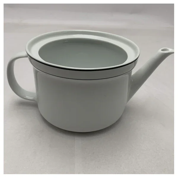 Affaire À Saisir Riva High-Quality Richard Ginori Porcelain Teapot 1.25L - Elegant White Armonia Design for Marine Use