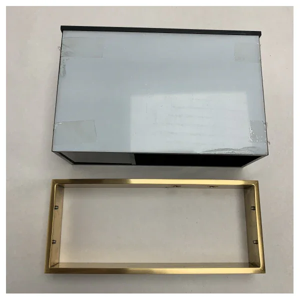 Réduction Elka Dual Compartment Soap and Brush Holder Gold Look - 92005_01
