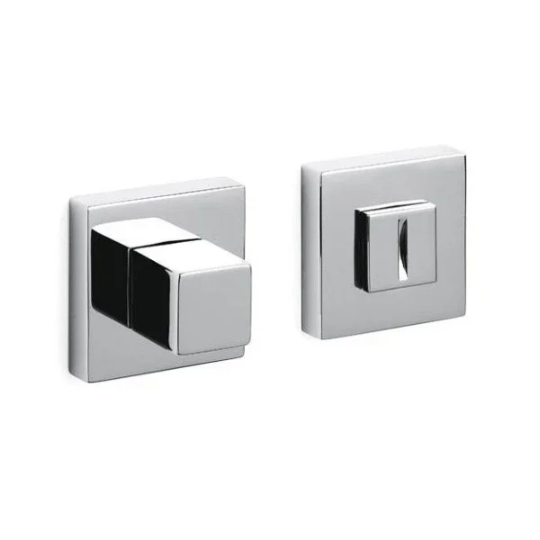 Dernière Chance Olivari Square Bathroom Door Latch Cubo H136V6 Corrosion Resistant set
