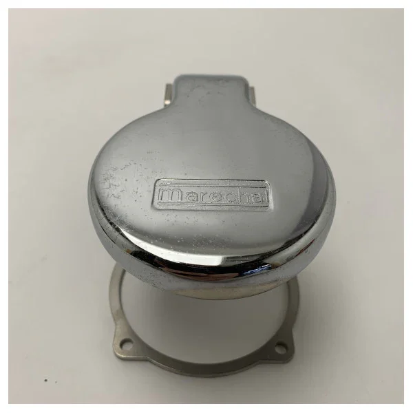 Promotion Marine Grade Chrome Metal Connector Cover for Marechal DSN6 - Corrosion Resistant Electrical Connector Protection