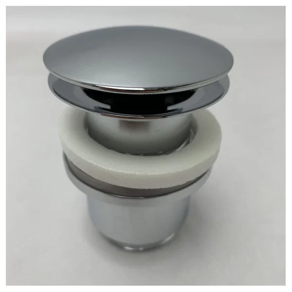 Neve RISCASA1414 Chrome Plated Brass Pop-Up Waste Drain for Marine Sinks - Corrosion Resistant Bathroom Fitting Jusqu'à Épuisement Des Stocks