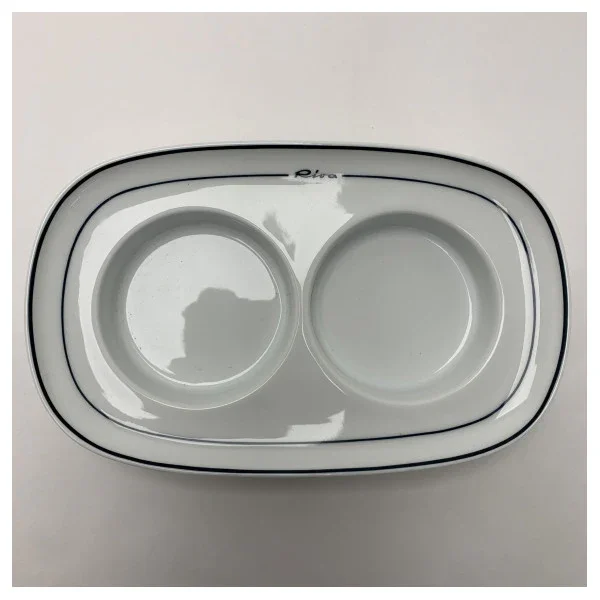 Riva Ceramic Oil and Vinegar Tray for Boats - Durable, Stylish Marine Condiment Holder Certifié