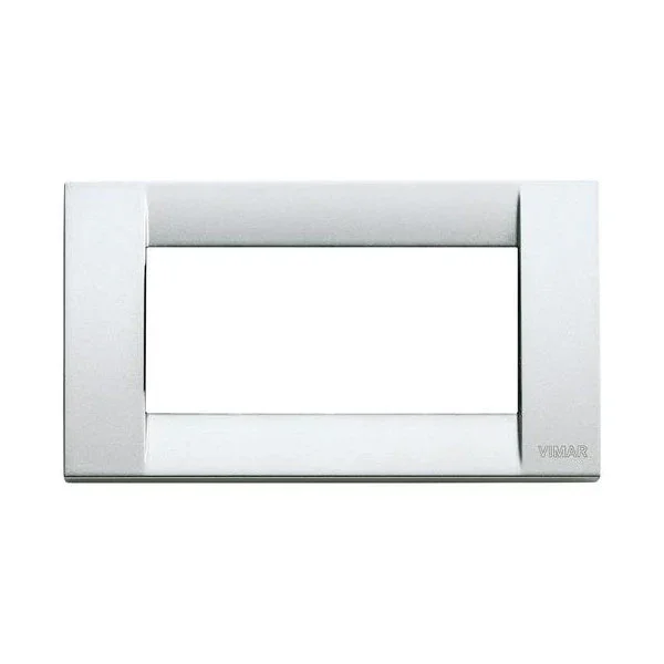 Satisfait Ou Remboursé Vimar Z1 Classic Matte Silver 4-Gang Marine Electrical Switch Plate - 16734.21.02