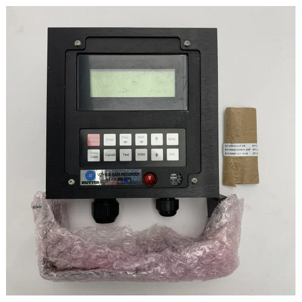 Super Prix Rutter VDR Operation and Alarm Unit RUT-01007-AA - Durable Marine Vessel Data Recorder Control Panel with LCD Display