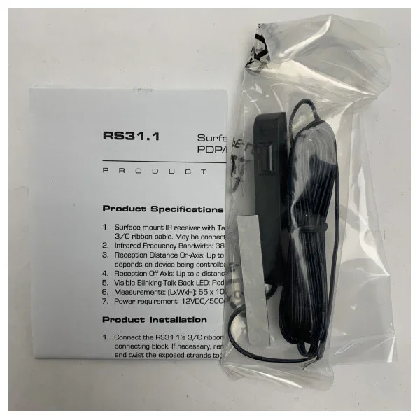 VISTA RS 31.1 IR Receiver - Durable 38kHz Infrared Sensor for Marine Electronic Systems Prix Réduit
