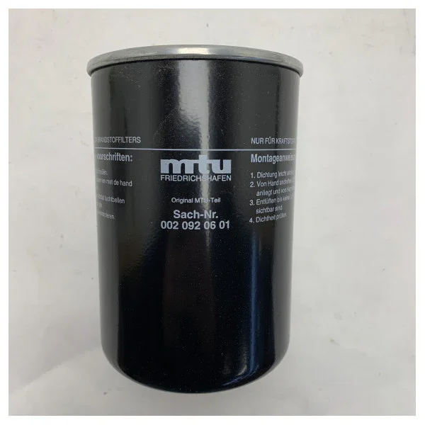 Quantité Limitée Marine Fuel Filter for MTU 2000 Series Engines - 002 092 06 01