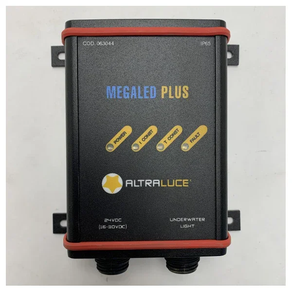 Certifié Altraluce Control Unit X Megaled OS Plus 063044 - Durable 24V Waterproof Underwater Lighting Controller with IP65 Protection