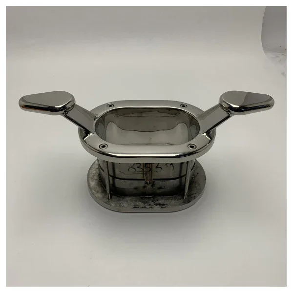 High-Quality Stainless Steel Oval Marine Cleat with Dual Clamps for Secure Boat Line Attachment Satisfait Ou Remboursé