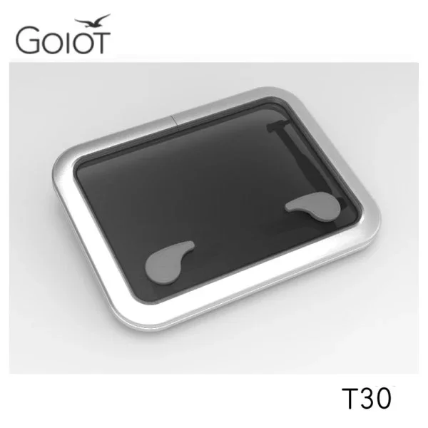Goiot T30 Opal Marine Hatch 457 x 327 mm - Durable Waterproof Boat Skylight for Light and Ventilation Prix Réduit