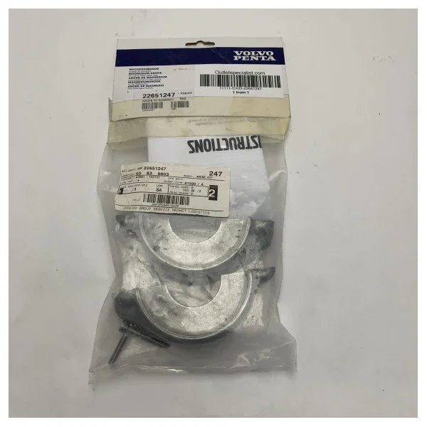 Expédition Rapide Volvo Penta Magnesium Anode Kit for Marine Engine Corrosion Protection - 22651247
