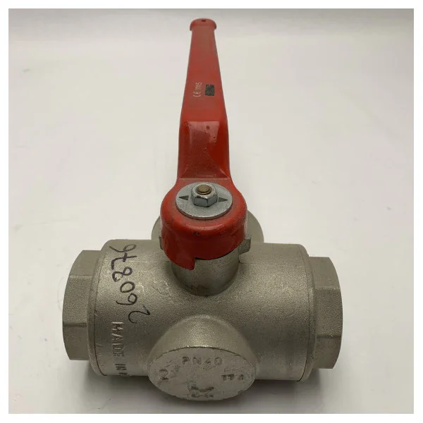 Stainless Steel 3-Way Ball Valve DN50 / 2 Inch for Marine and Industrial Applications Authentique