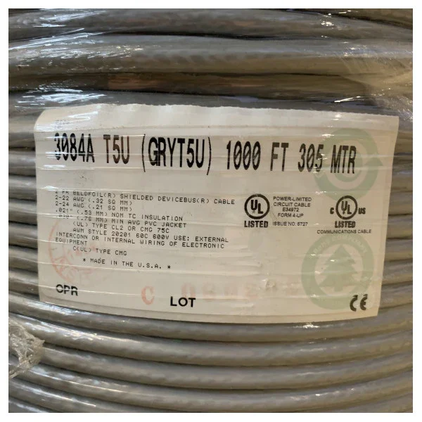 Belden 3084A Marine T5U CAN Bus Cable 305M - Durable, Shielded & UV-Resistant for Reliable Maritime Network Connections Promotion