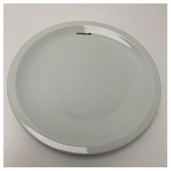 Top Vente Custom Line Tognana Porcelain Dinner Plate 24cm - Durable Non-Slip Nautical Tableware