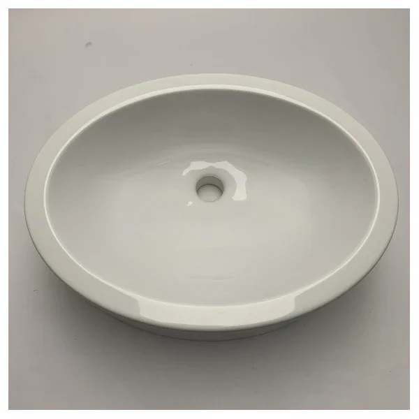 Marine Marble Resin Oval Sink - Durable Nautical Bathroom & Ship Interior Washbasin Prix Cassé