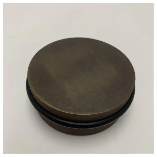 Top Vente Fama Door Stopper Brass Bronze Finish - Durable No-Drill Boat Door Stopper for Saltwater Resistance