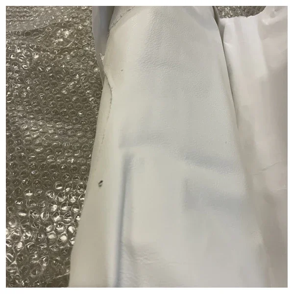 Premium Custom Marine White Foglizzo Leather 15.9m - Durable, Weatherproof & UV Resistant Acheter En Ligne