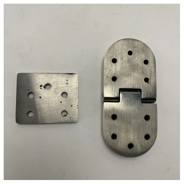 Stainless steel heavy access hatch hinge 112 mm - Durable Corrosion Resistant Boat Accessory Réduction