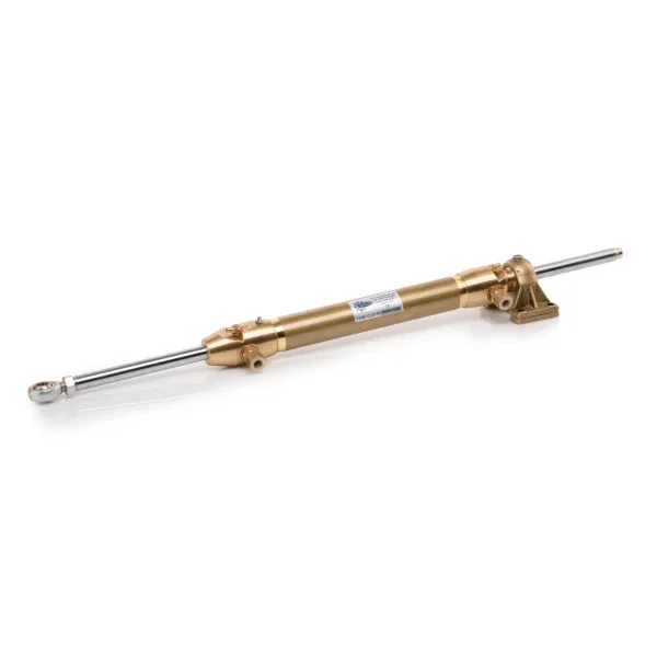 Expédié Aujourd'hui Marsili CL.0/18N High-Quality Brass Hydraulic Cylinder for Marine Inboard Use with Chrome-Plated Stainless Steel Rod