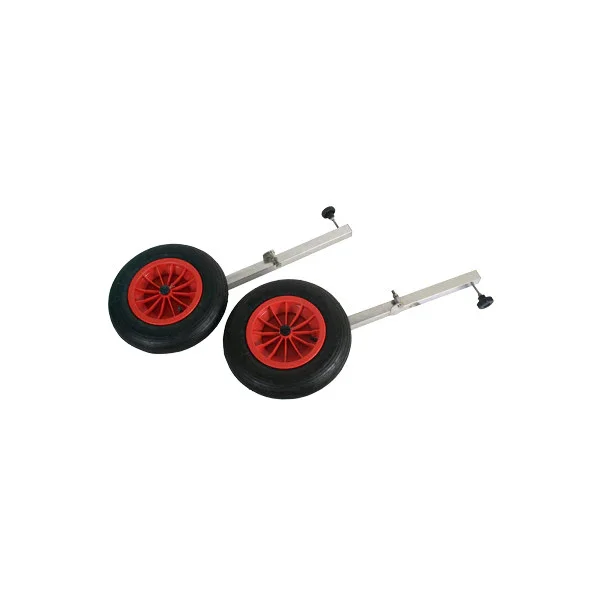 Dernier Modèle Allpa Stainless Steel Transport Wheel Set for Ibis Rubber Boat - 069305
