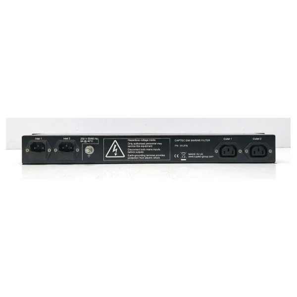 Expédié Aujourd'hui Captec Dual Marine EMI Filter 81JFN - High Performance Electromagnetic Interference Suppression for Marine Electronics