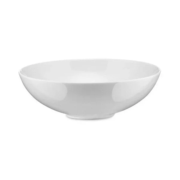 Paiement Sécurisé Alessi Mami Salad Bowl SG53/54 - Elegant White Porcelain Bowl Ideal for Nautical Kitchens and Salad Serving