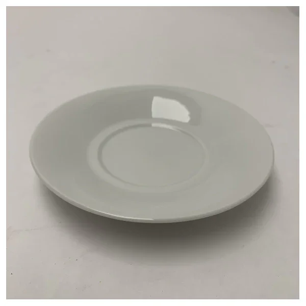 Alessi White Porcelain Coaster by Alessandro Mendini - Elegant Nautical Coffee Cup Tray for Marine Tables Nouvel Arrivage