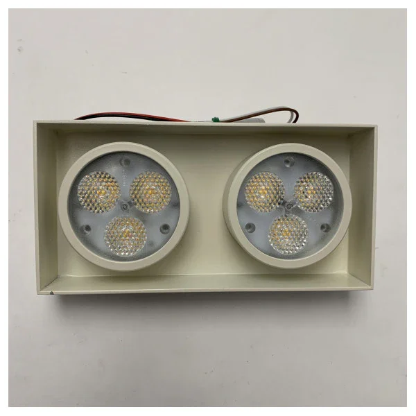 Quantité Limitée Kablac High-Quality Marine LED Light 18-32V Warm White DUO Round Maxi Lamp for Ship Lighting