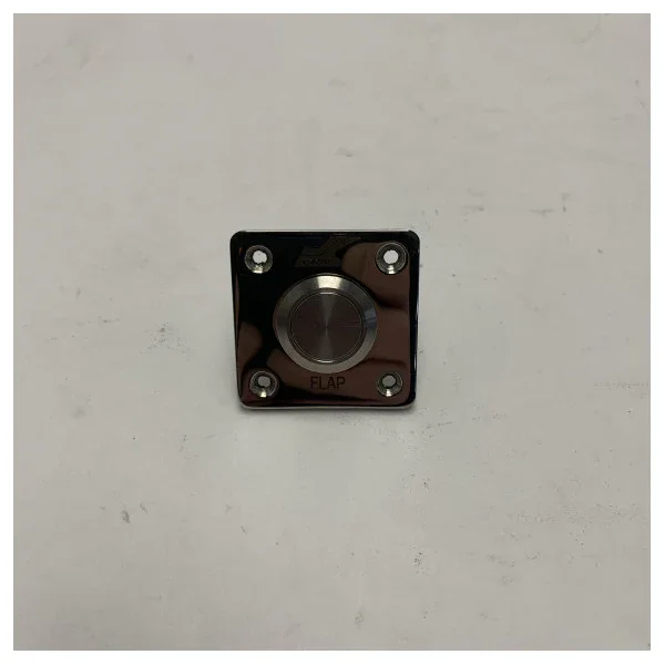 Marine Grade 40x40mm Stainless Steel Flap Balcony Button Panel - Corrosion Resistant Control Switch for Boats and Ships Authentique