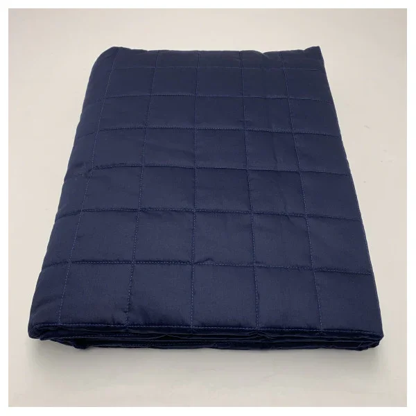 Sailor Cabin Quilt Blue 150x240 cm Durable Cotton-Polyester Maritime Bedding Comfort Authentique