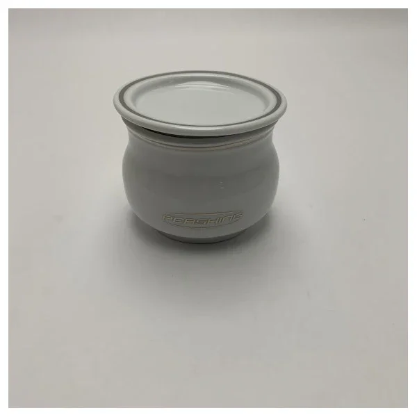 Pershing Richard Ginori White Ceramic Sugar Container with Lid - 058 4278 66018 Pas Cher