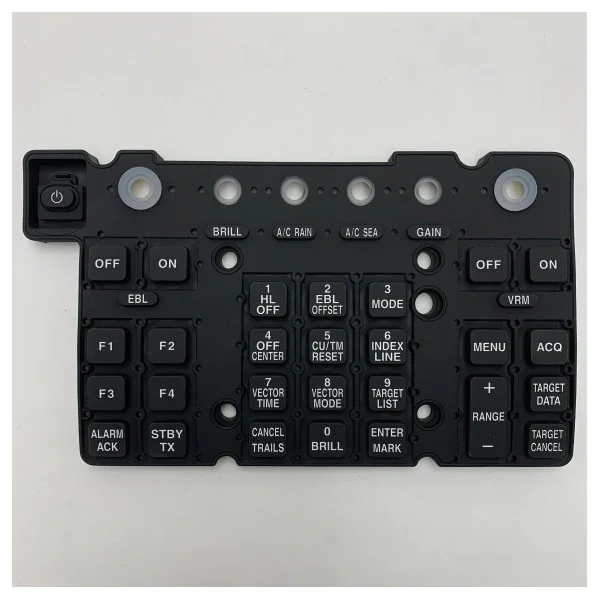 Furuno X-Band Radar Rubber Key Replacement - Durable Marine-Grade Control Panel Cover Meilleure Vente
