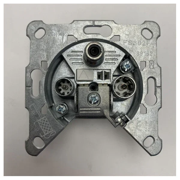 Haute Qualité Hirschmann TV/FM/SAT Wall Socket - Durable Metal Marine-Grade Connector for Reliable Signal Reception