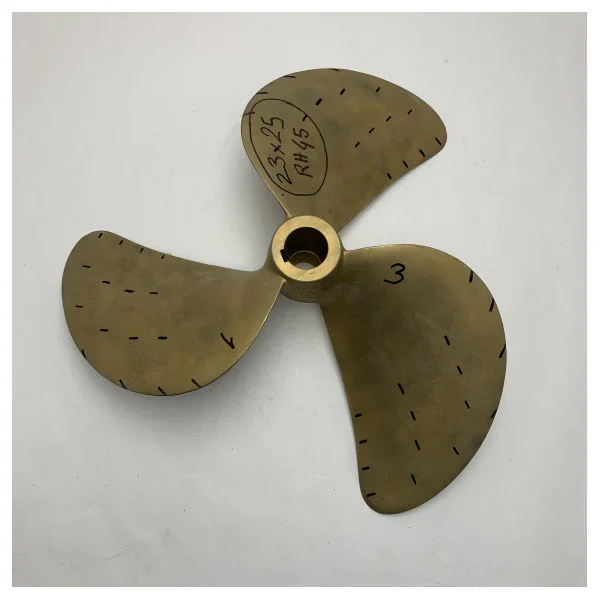 France Helices D23xP25 inch RH45 630 Bronze 3-Blade Marine Propeller for Durable and Efficient Boat Performance Dernière Chance