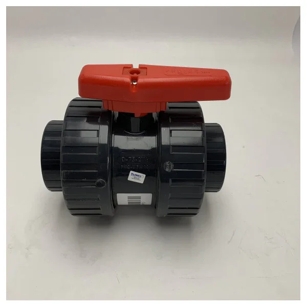 Super Prix The Profec Safe D-75-2.5 PVC-U PN 10 Ball Valve - Durable Marine-Grade PVC Valve for Reliable Water Flow Control