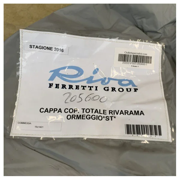 Achat Immédiat Riva Rivarama Omeggio total boat- harbor cover beige - 205600