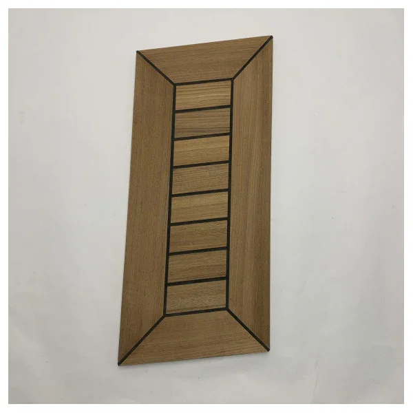 Prix Bas Custom Line High-Quality Teak Boat Step Plate for Safe and Durable Marine Platform Access