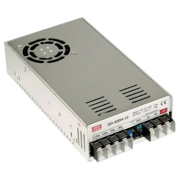 Meilleur Prix Mean Well SD-500L-24 24V 500W DC/DC Converter for Industrial & Marine Power Solutions