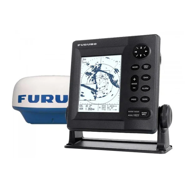 Top Vente Furuno Marine Radar Radome Model 1623-E-10M 10-30VDC with 6 inch radar plotter